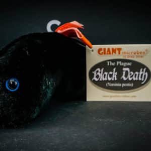 Giant Black Death plush toy!