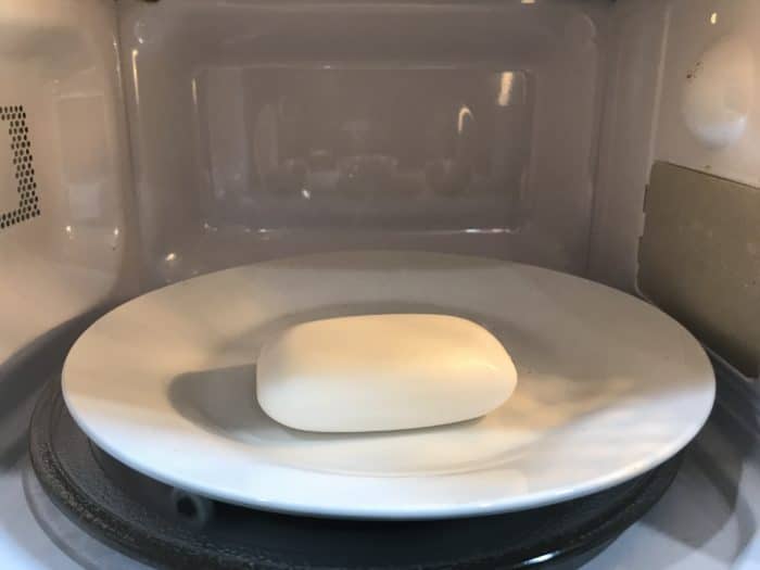 Soap in the microwave science experiment - soap in the microwave