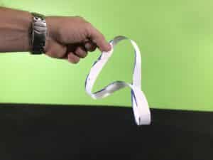 Create a mobius strip - mobius strip after cutting along the line