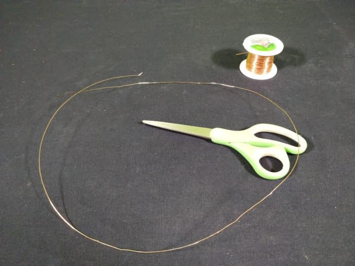 Make a Simple Motor - cut roughly 60cm of copper wire