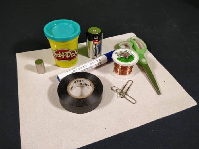 Make a Simple Motor - materials_ingredients needed