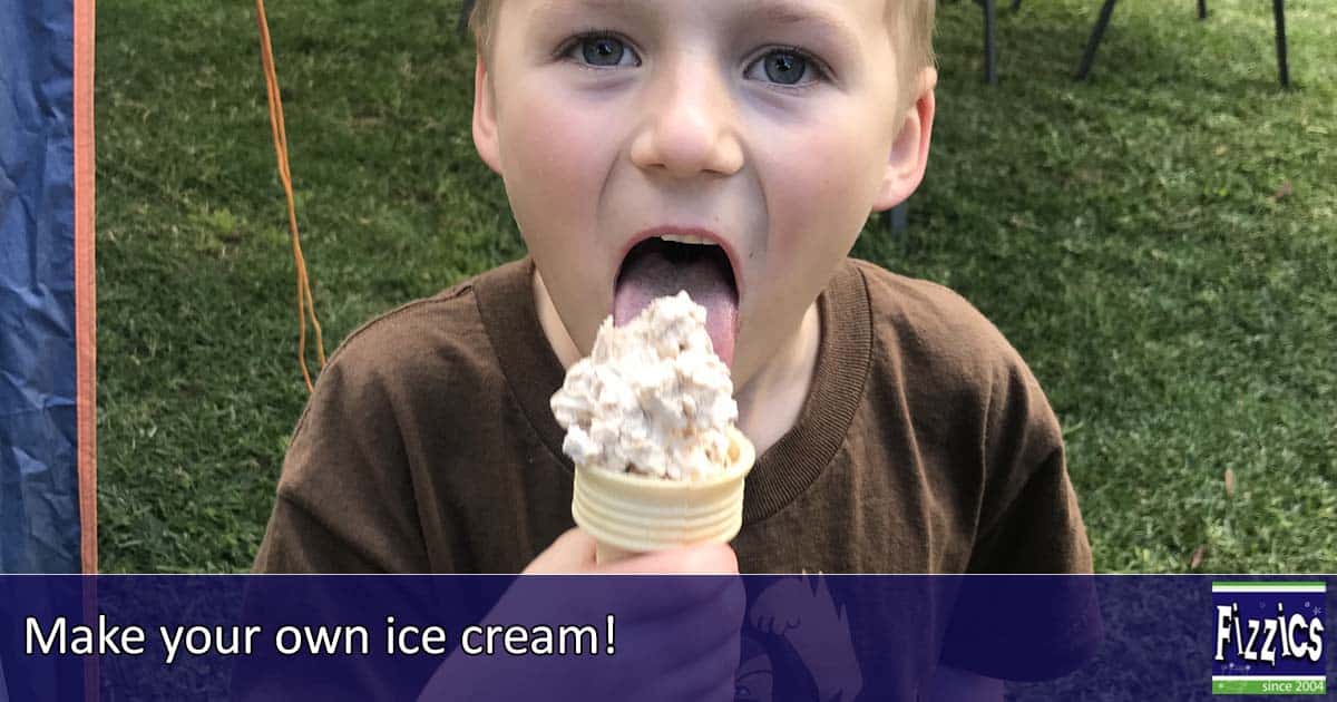 ice cream in a bolsa experiment