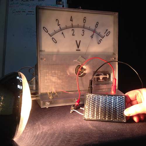 Solar panel electricity generation measurement