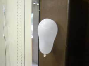 Sticky static balloons science experiment - balloon stuck to a wall