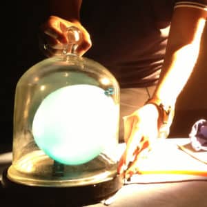 An experiment using a bell jar
