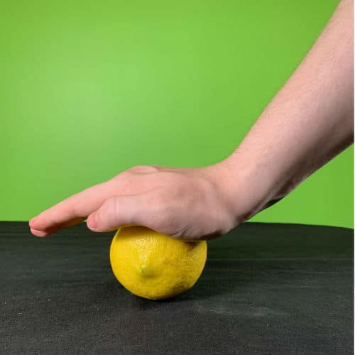 A simple Homemade Lemon Battery - roll the lemon