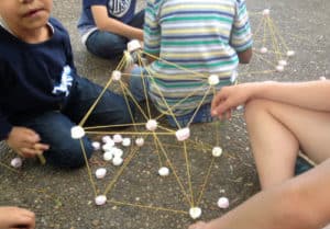 marshmallow tower