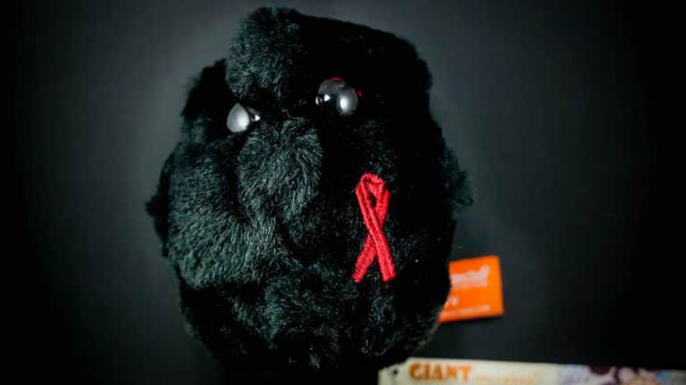 Giant HIV plush : Fizzics Education