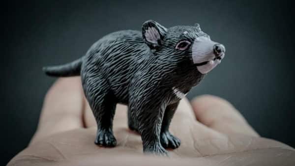 Tasmanian devil replica