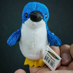 Penguin finger puppet