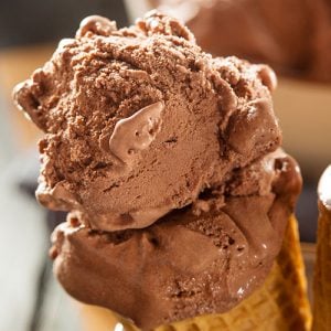 Chocolate ice-cream!