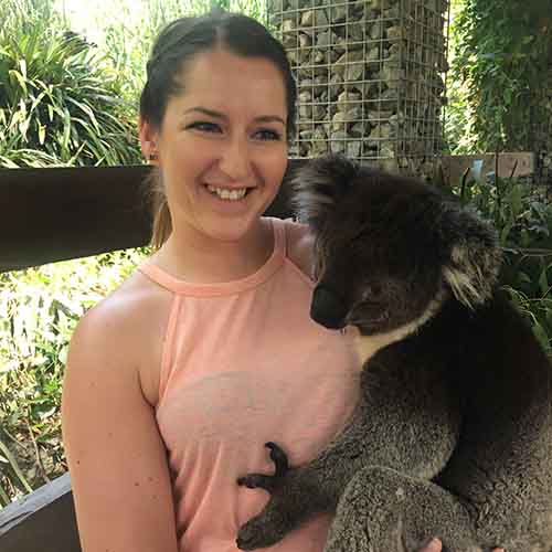 Jennifer with a Koala