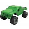 Green 4WD toy with solar panel