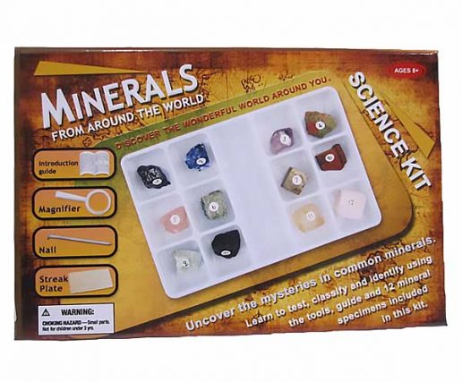 Mineral Science kit | 12 minerals : Fizzics Education