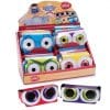 Monsterscope binocular - assorted in a display box. - assorted colours (red, green, purple, blue & yellow). Each of the glasses has a design of different monster eyes