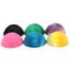 Group of 6 half hemispheres made of different colours of rubber