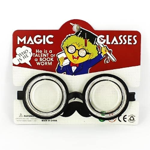 Silly Lab Costume Glasses in a red and white package