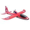 Red arrow plane side view