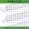 Tectonic Plate Map Worksheet word find
