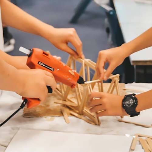 Bridge Building Hands Action